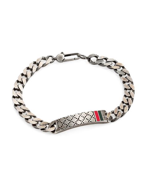 gucci bracelet homme|gucci silver bracelet for men.